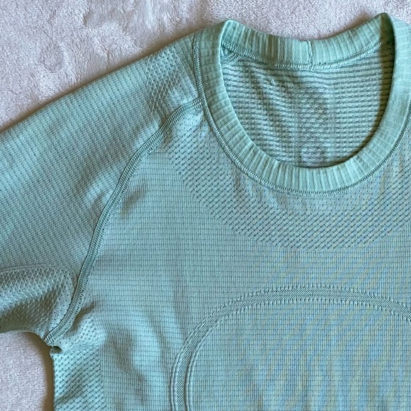 Lululemon Swiftly Tech Long Sleeve Crew Neck 4 Mint Green - Picture 8 of 16